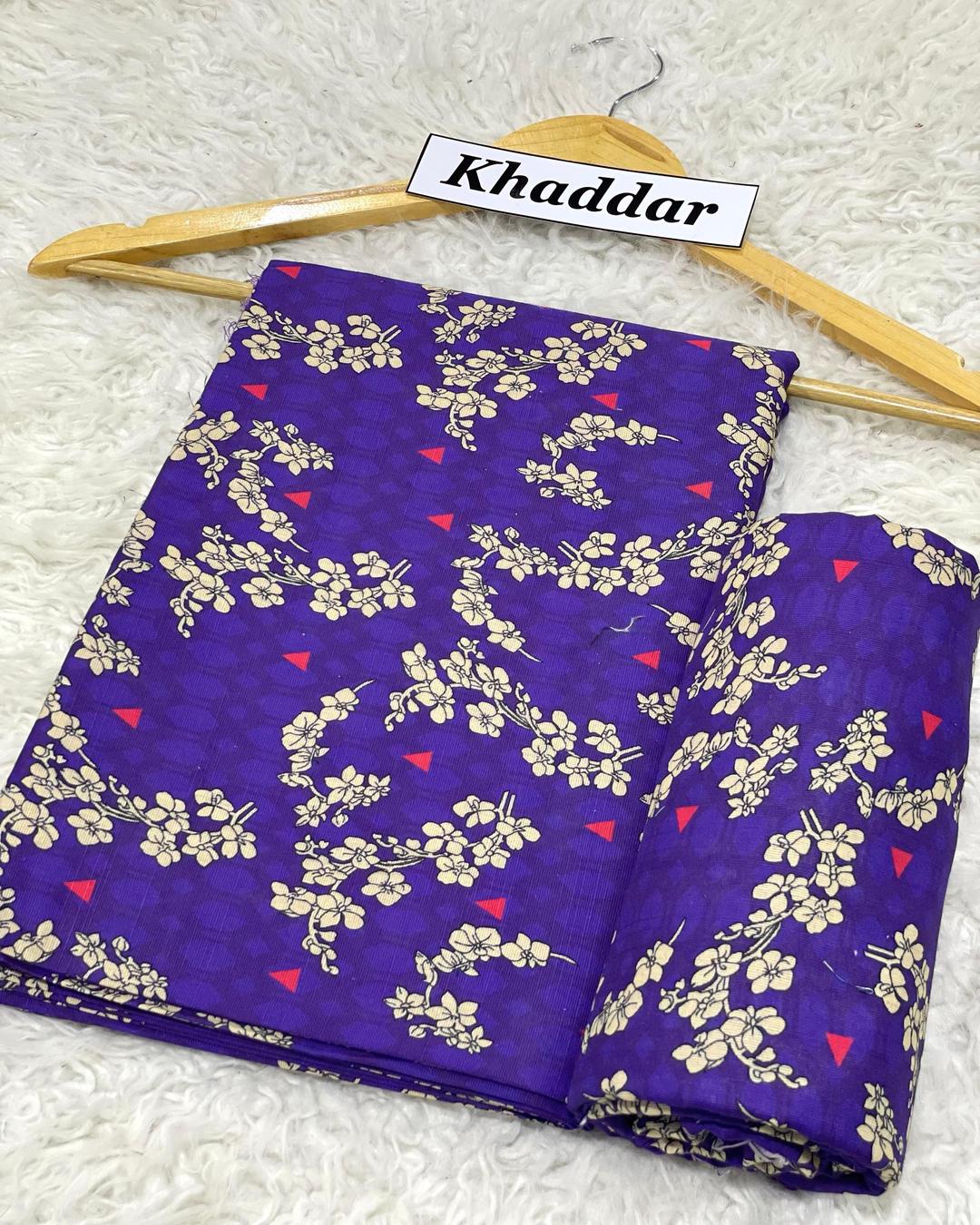 KHADDAR All Over Digital Print 2pc Design D054