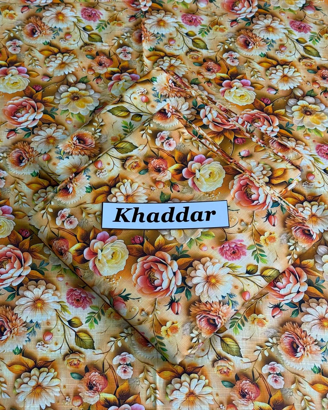 KHADDAR All Over Digital Print 2pc Design D066
