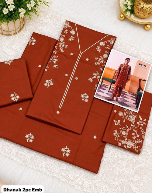 Batik Dhanak 2pc Rust D-12