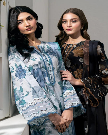 DHANAK Digital Print 3pc With Patches Design 01