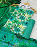 DORIA LINEN Digital Print 3pc Design D32