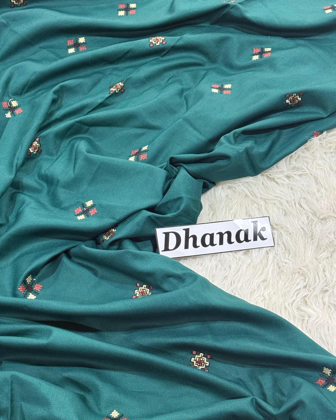 Dhanak 2pc Embroidered D02