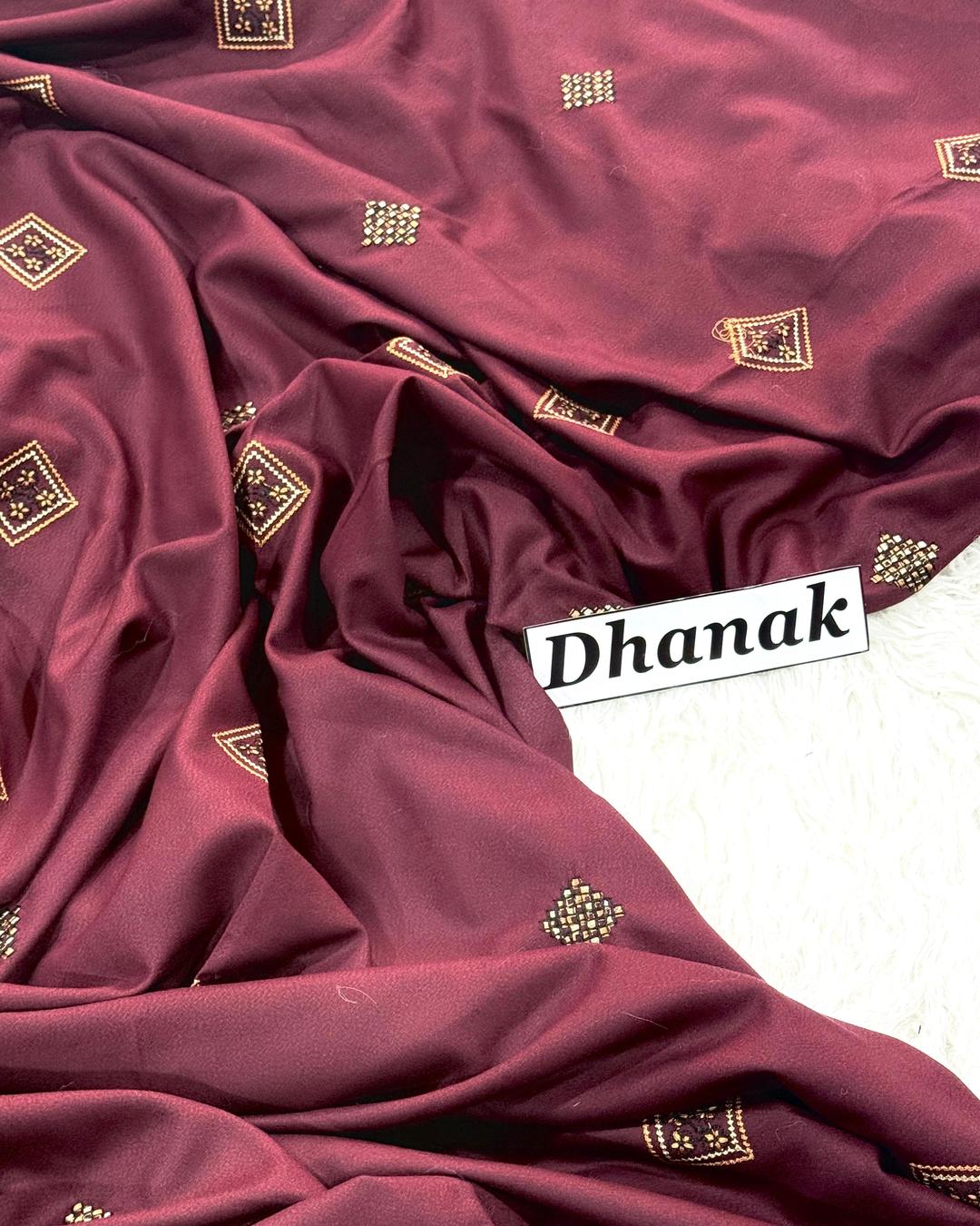 Dhanak 2pc Embroidered D04
