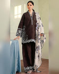 Dhanak 3PC Heavy Embroidered Design D007