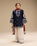 Dhanak 3PC Heavy Embroidered Design D008