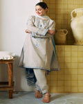 Dhanak 3PC Heavy Embroidered Design D009