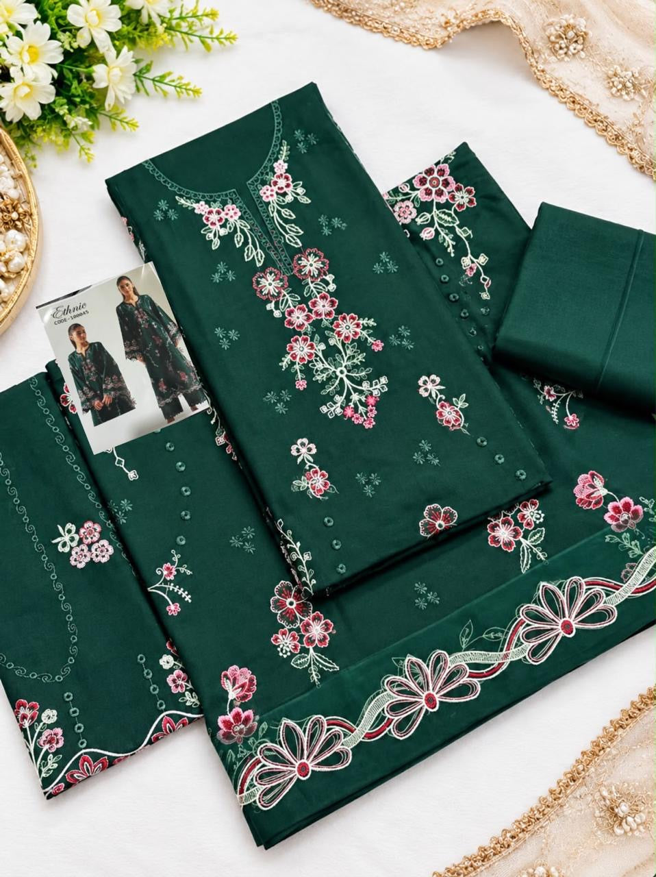 Grace Dhanak 2pc Green D-160846
