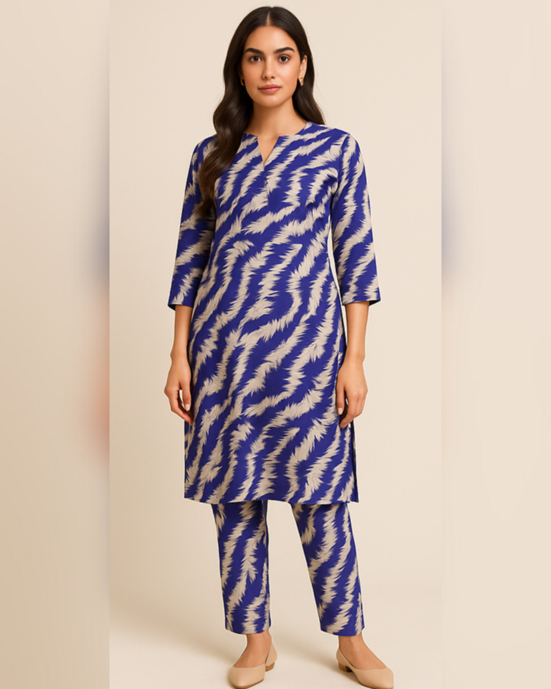 KHADDAR All Over Digital Print 2pc Design D001