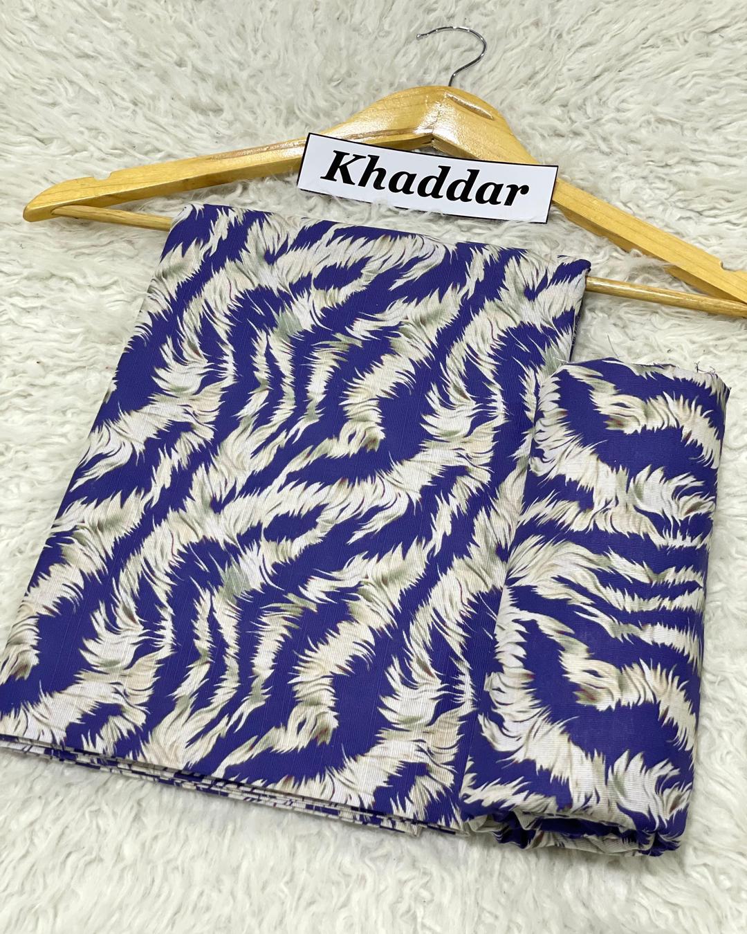 KHADDAR All Over Digital Print 2pc Design D001