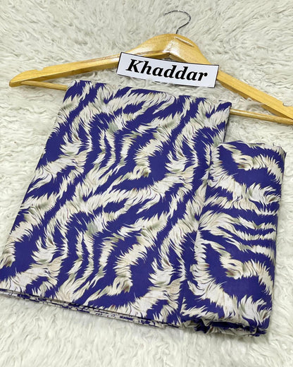 KHADDAR All Over Digital Print 2pc Design D001