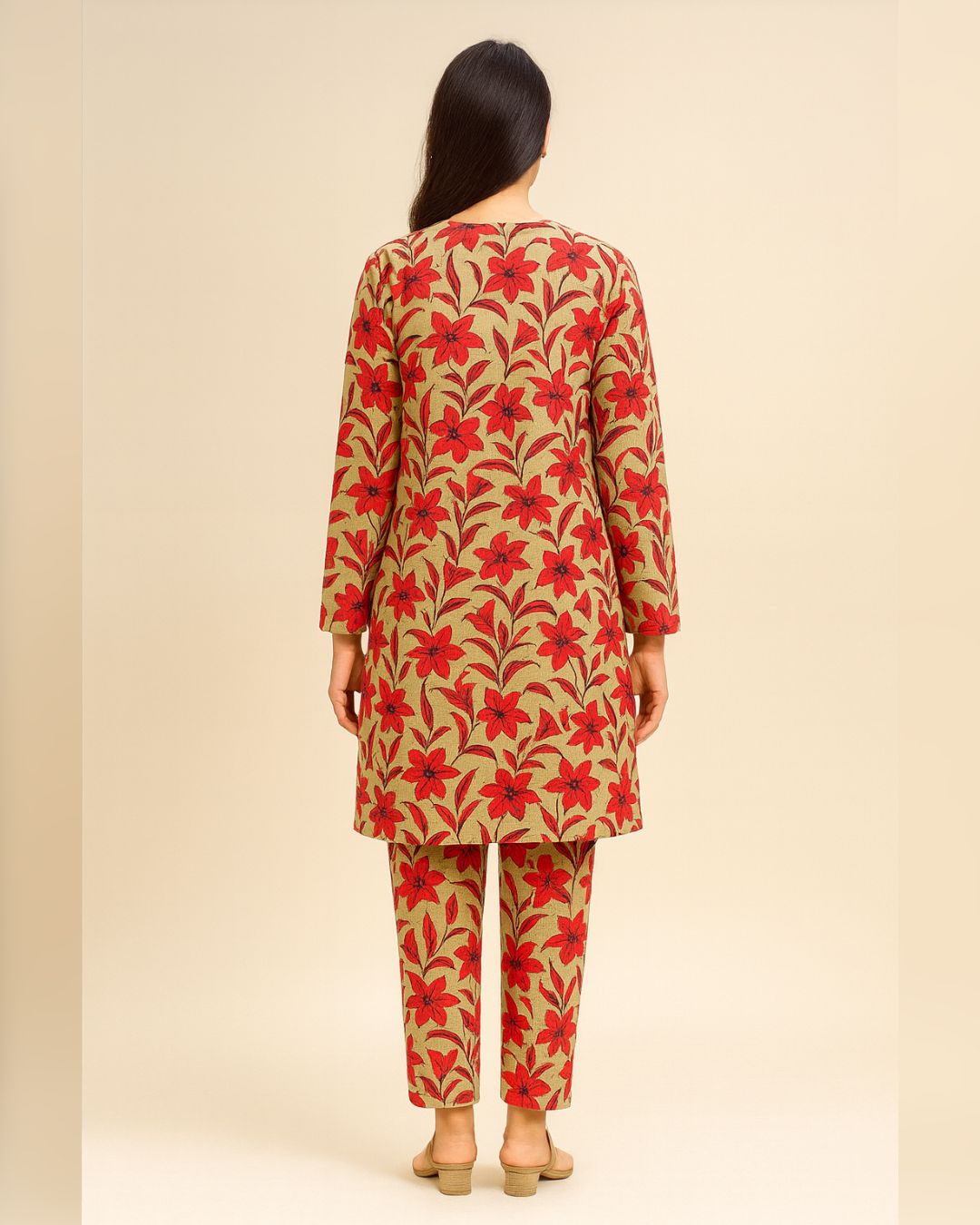 KHADDAR All Over Digital Print 2pc Design D003