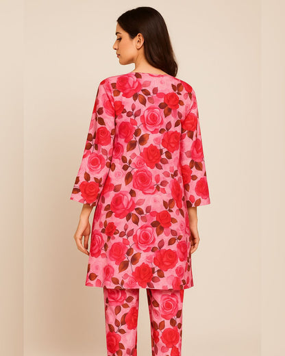 KHADDAR All Over Digital Print 2pc Design D004