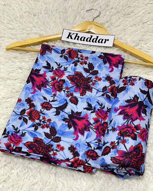 KHADDAR All Over Digital Print 2pc Design D011