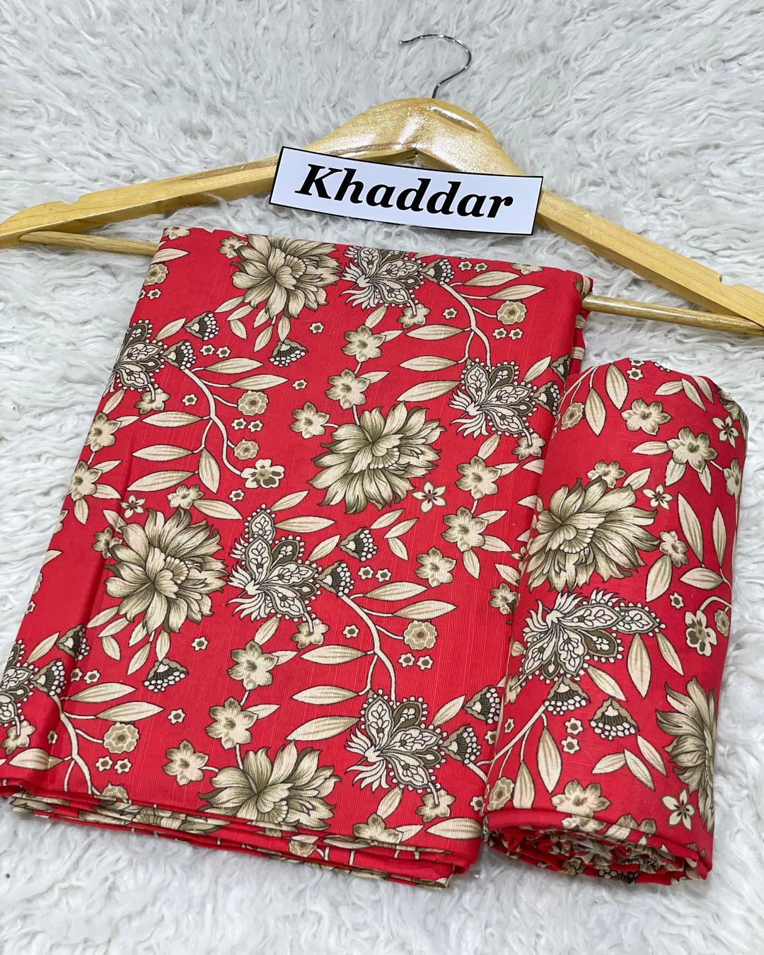 KHADDAR All Over Digital Print 2pc Design D013