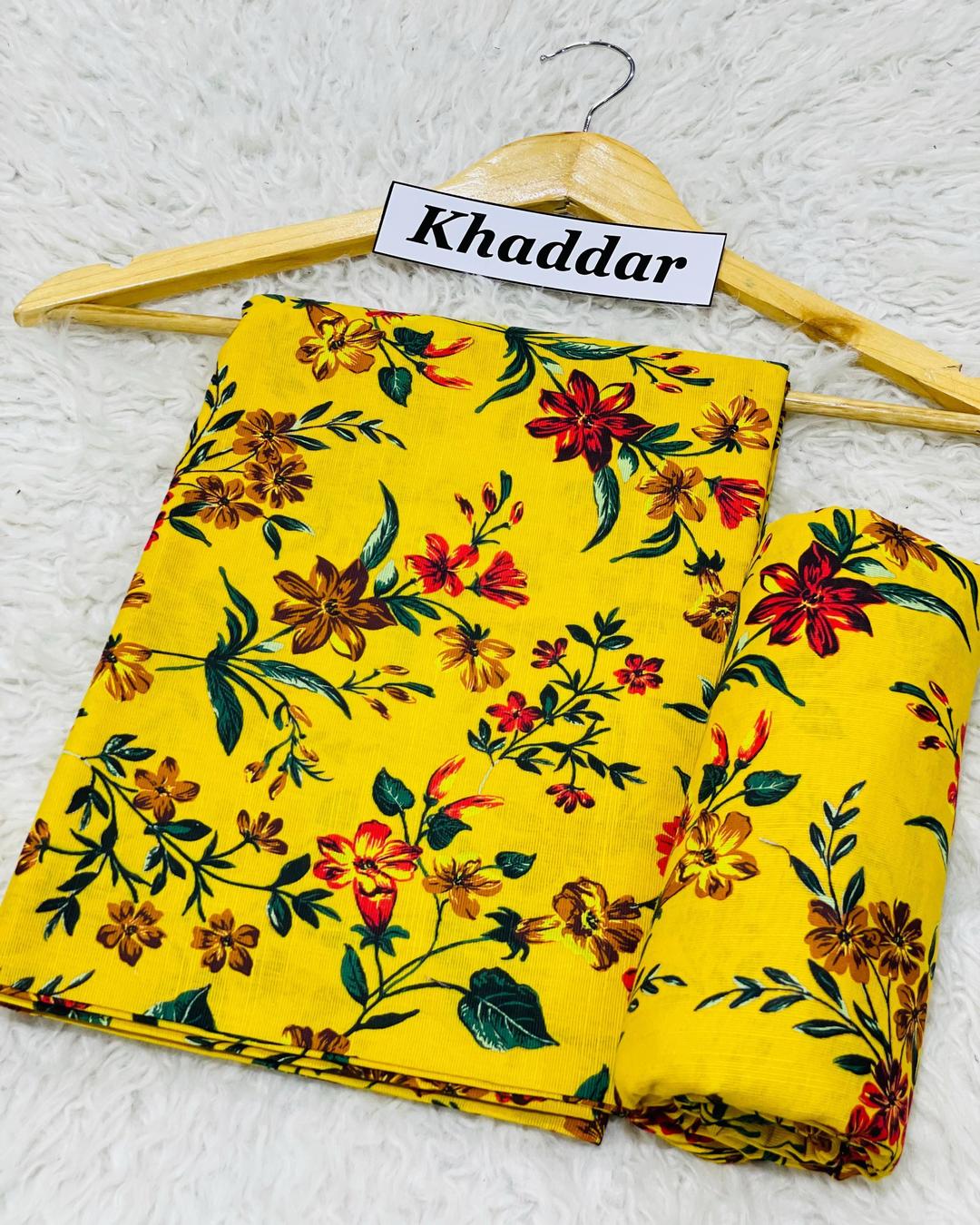 KHADDAR All Over Digital Print 2pc Design D016