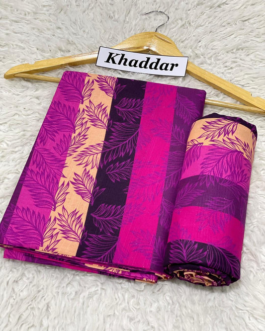 KHADDAR All Over Digital Print 2pc Design D019