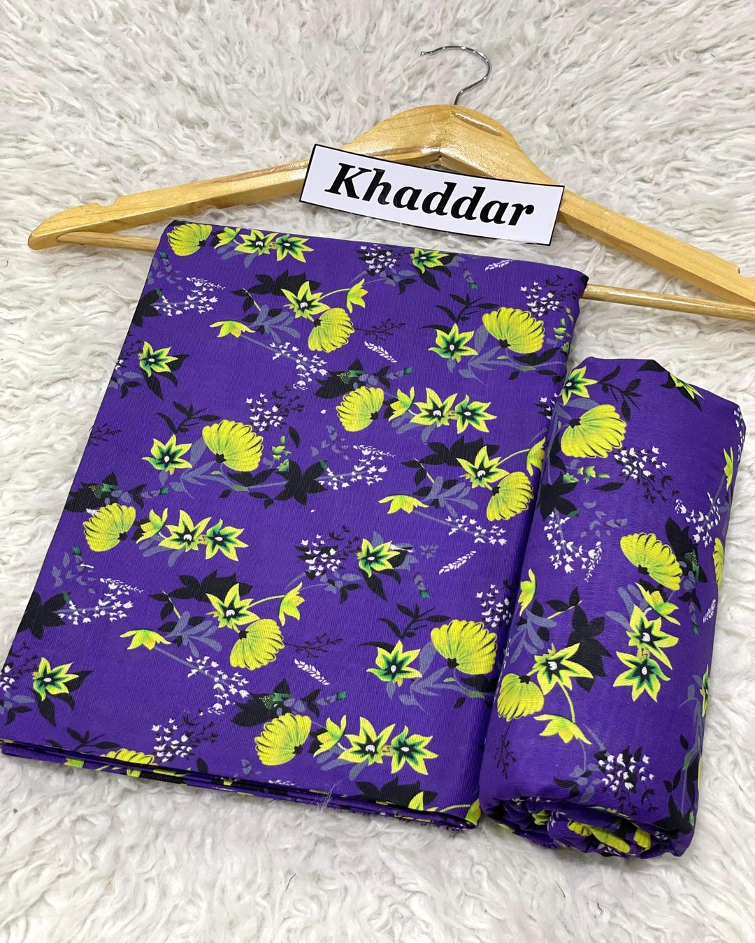KHADDAR All Over Digital Print 2pc Design D020
