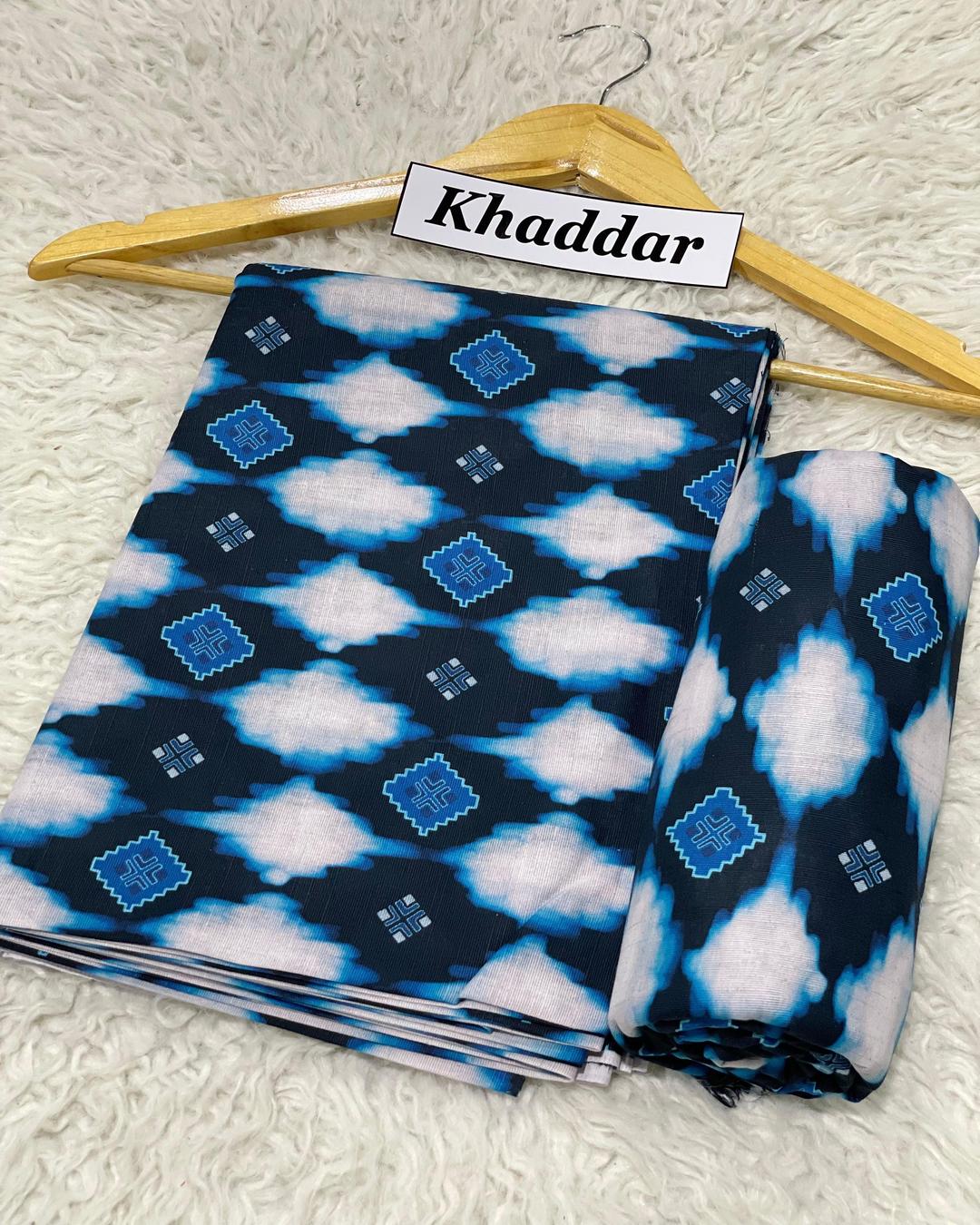 KHADDAR All Over Digital Print 2pc Design D023