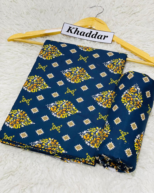 KHADDAR All Over Digital Print 2pc Design D026