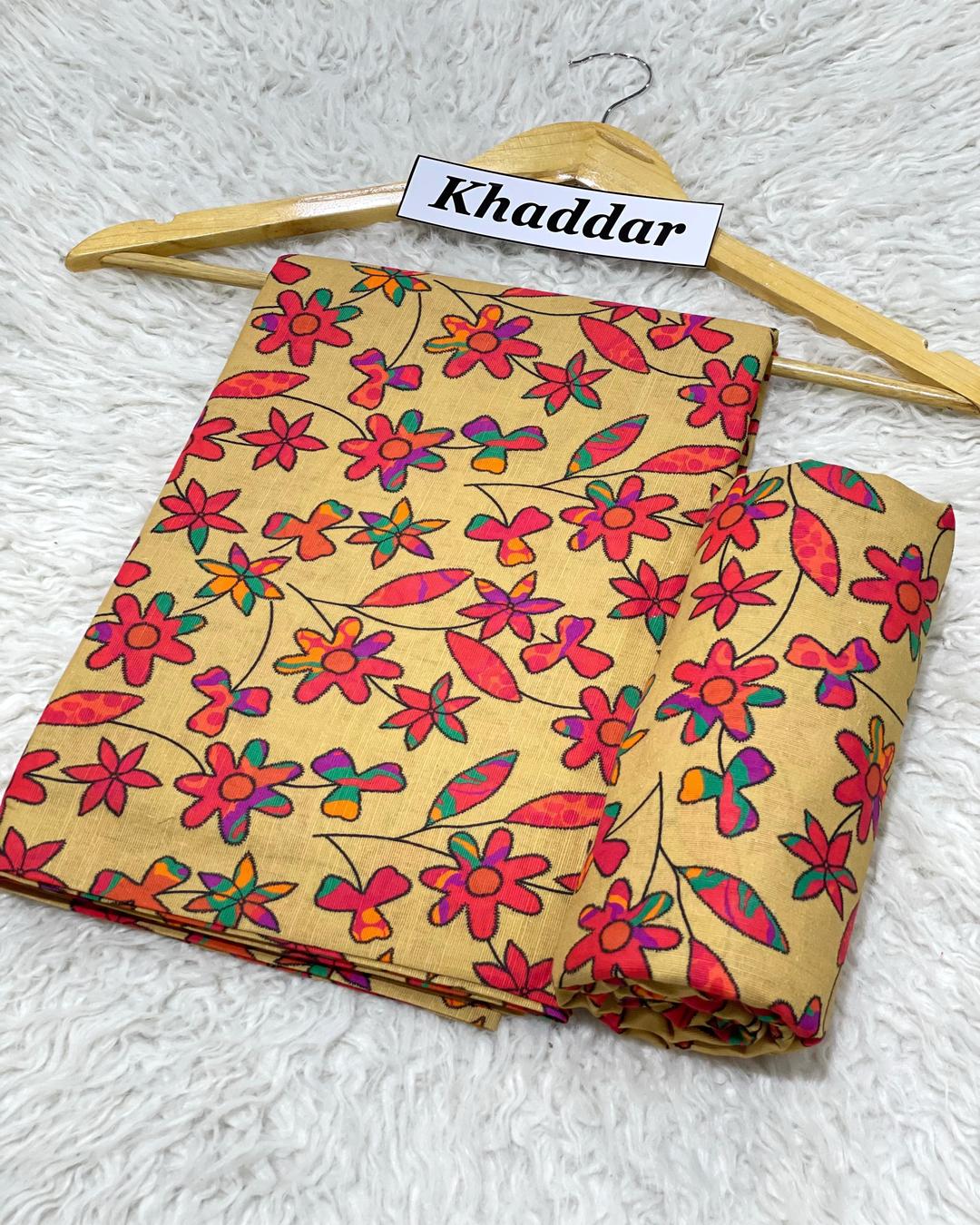 KHADDAR All Over Digital Print 2pc Design D035