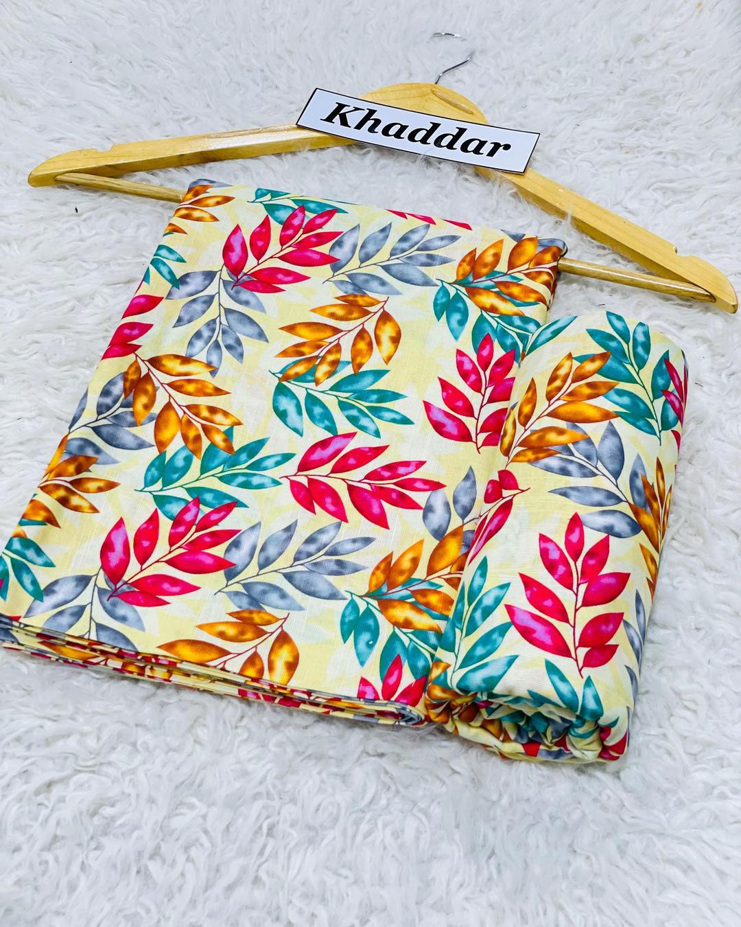 KHADDAR All Over Digital Print 2pc Design D038