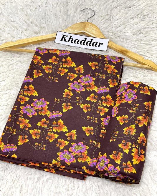 KHADDAR All Over Digital Print 2pc Design D041
