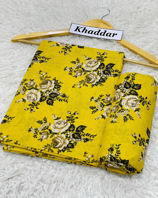 KHADDAR All Over Digital Print 2pc Design D043