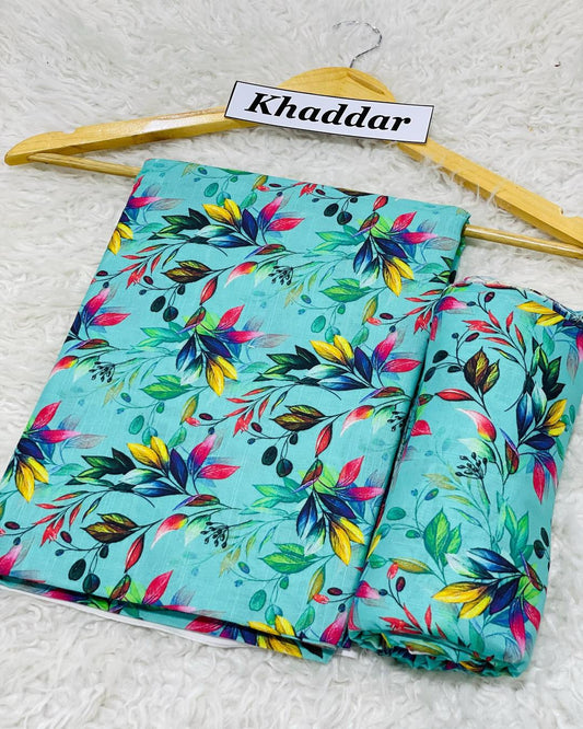 KHADDAR All Over Digital Print 2pc Design D050