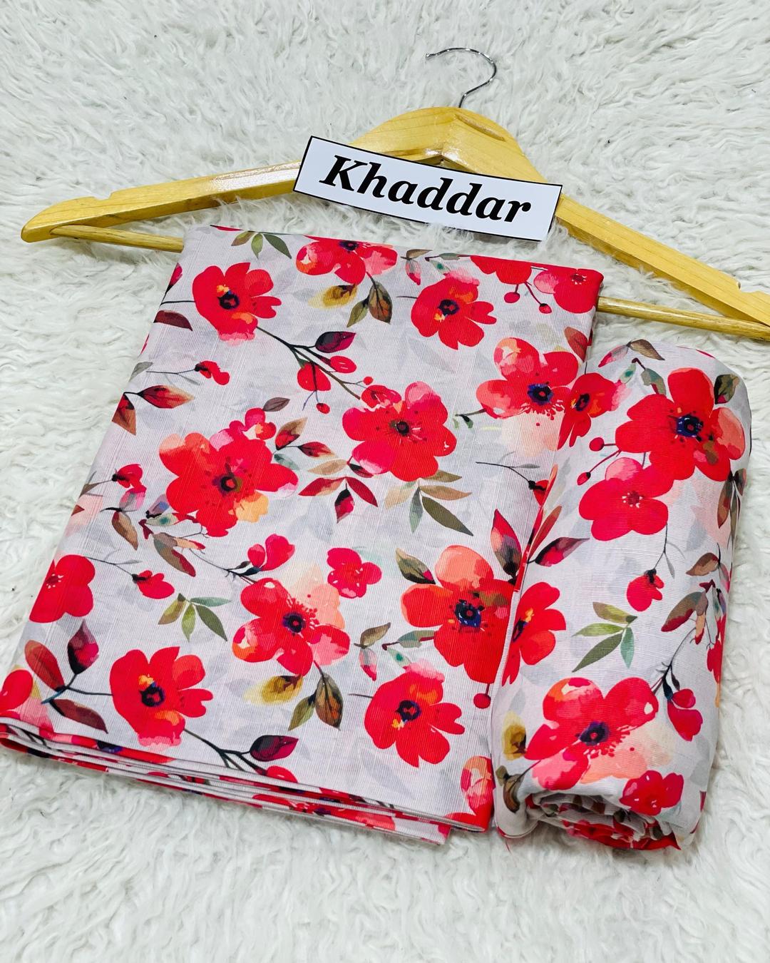 KHADDAR All Over Digital Print 2pc Design D052