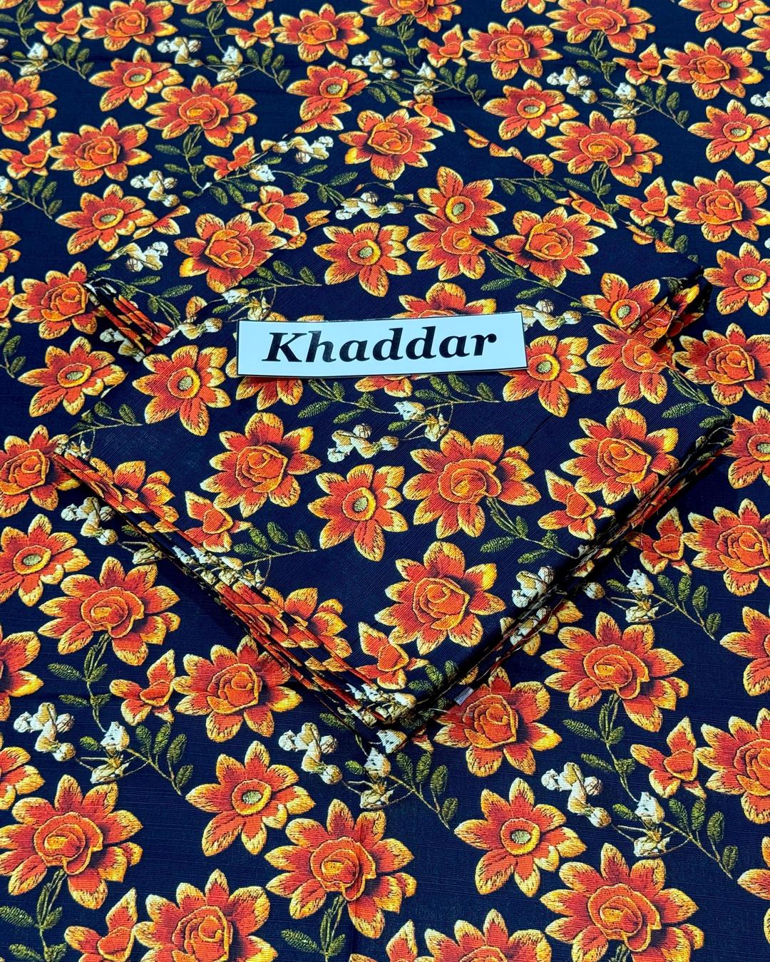KHADDAR All Over Digital Print 2pc Design D061