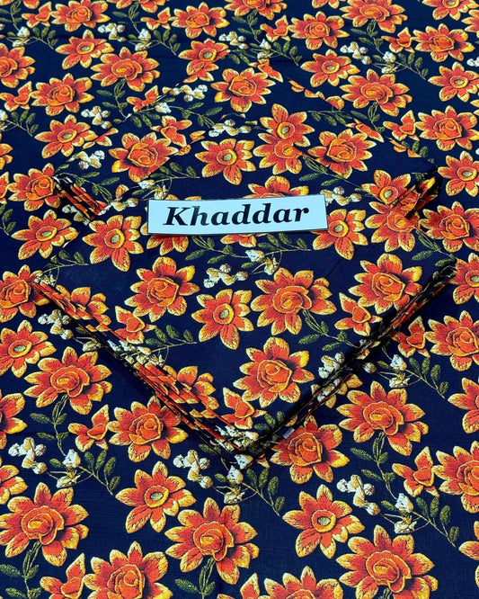 KHADDAR All Over Digital Print 2pc Design D061
