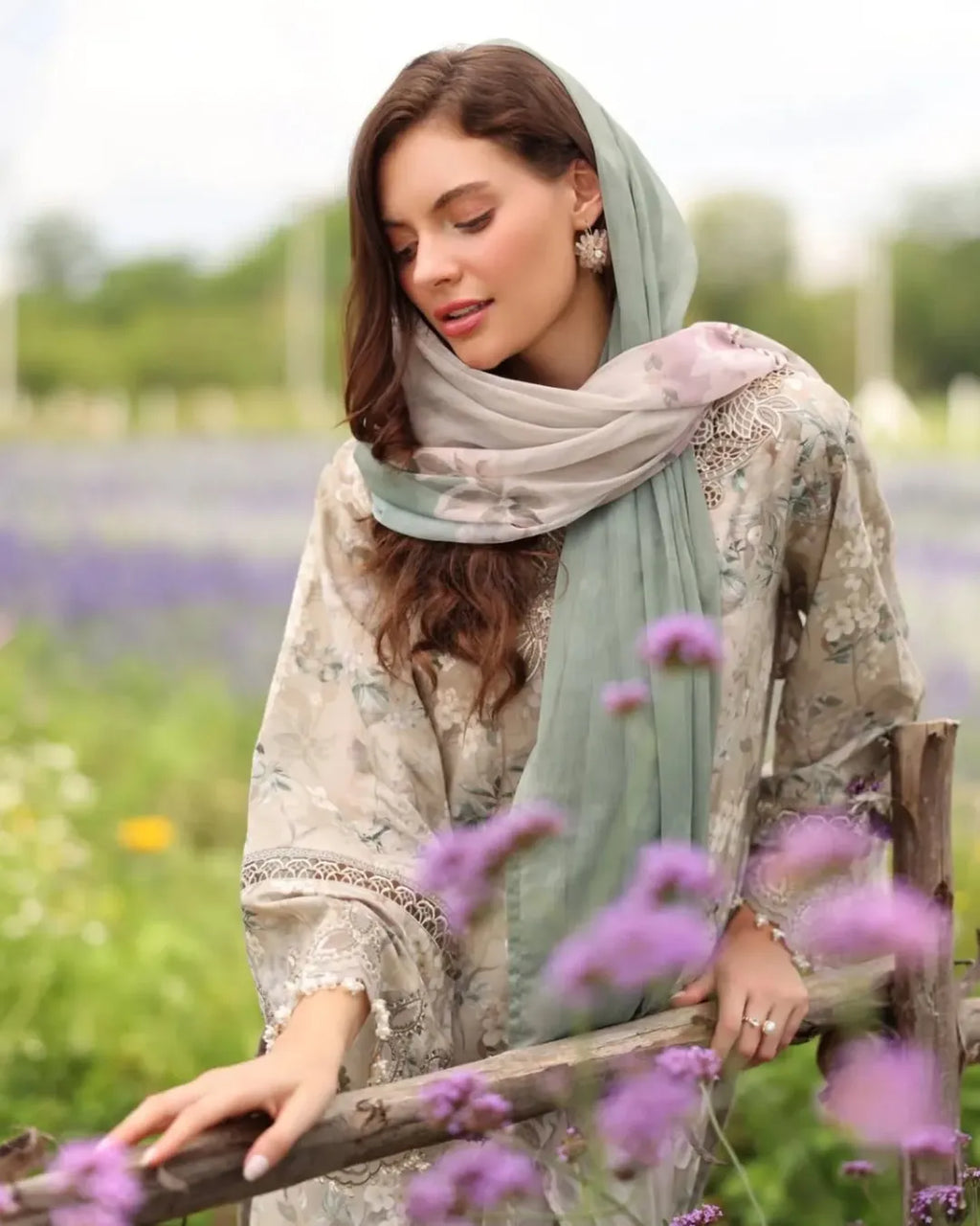 KHADDAR Digital Print 3pc With Patches Design D30