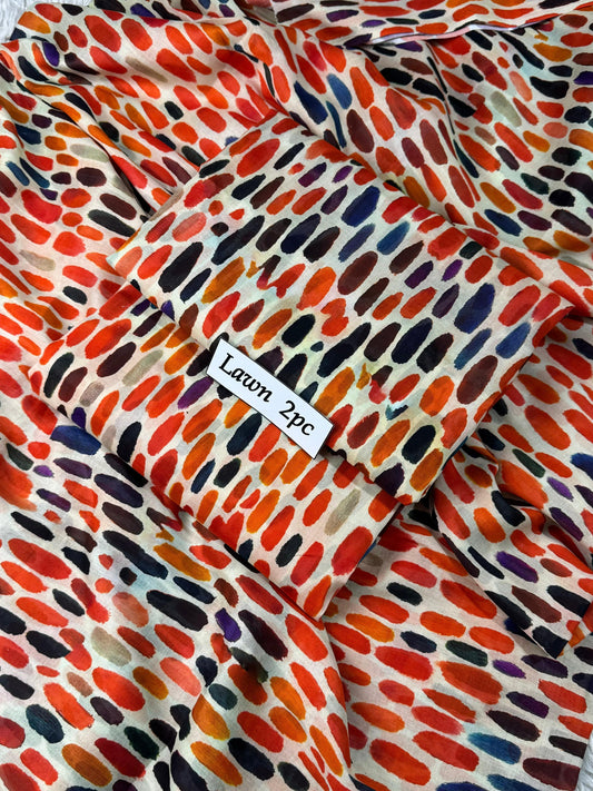 LAWN 2PC ALL-OVER PRINT