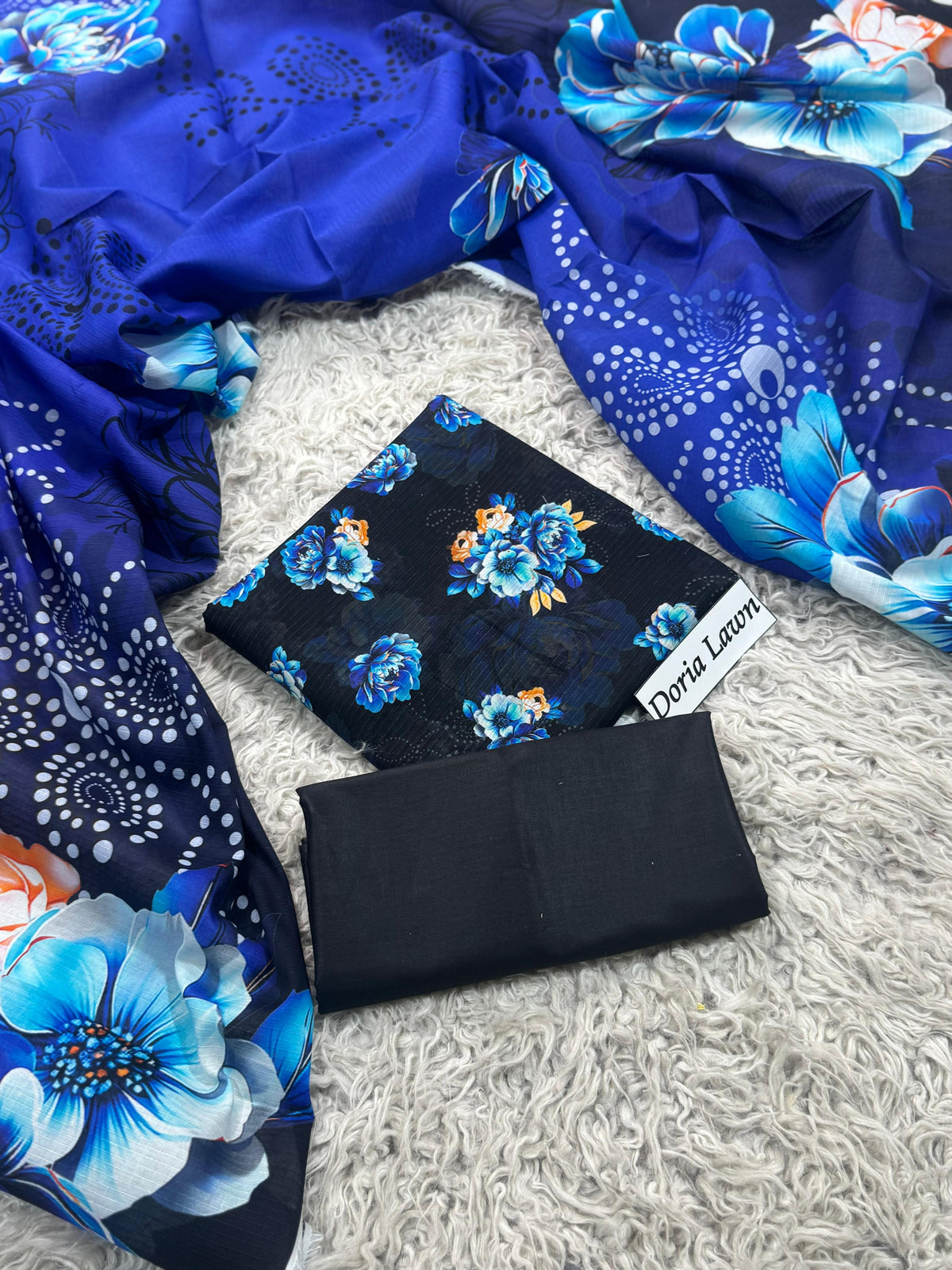 DORIA LAWN PRINTED 3PC