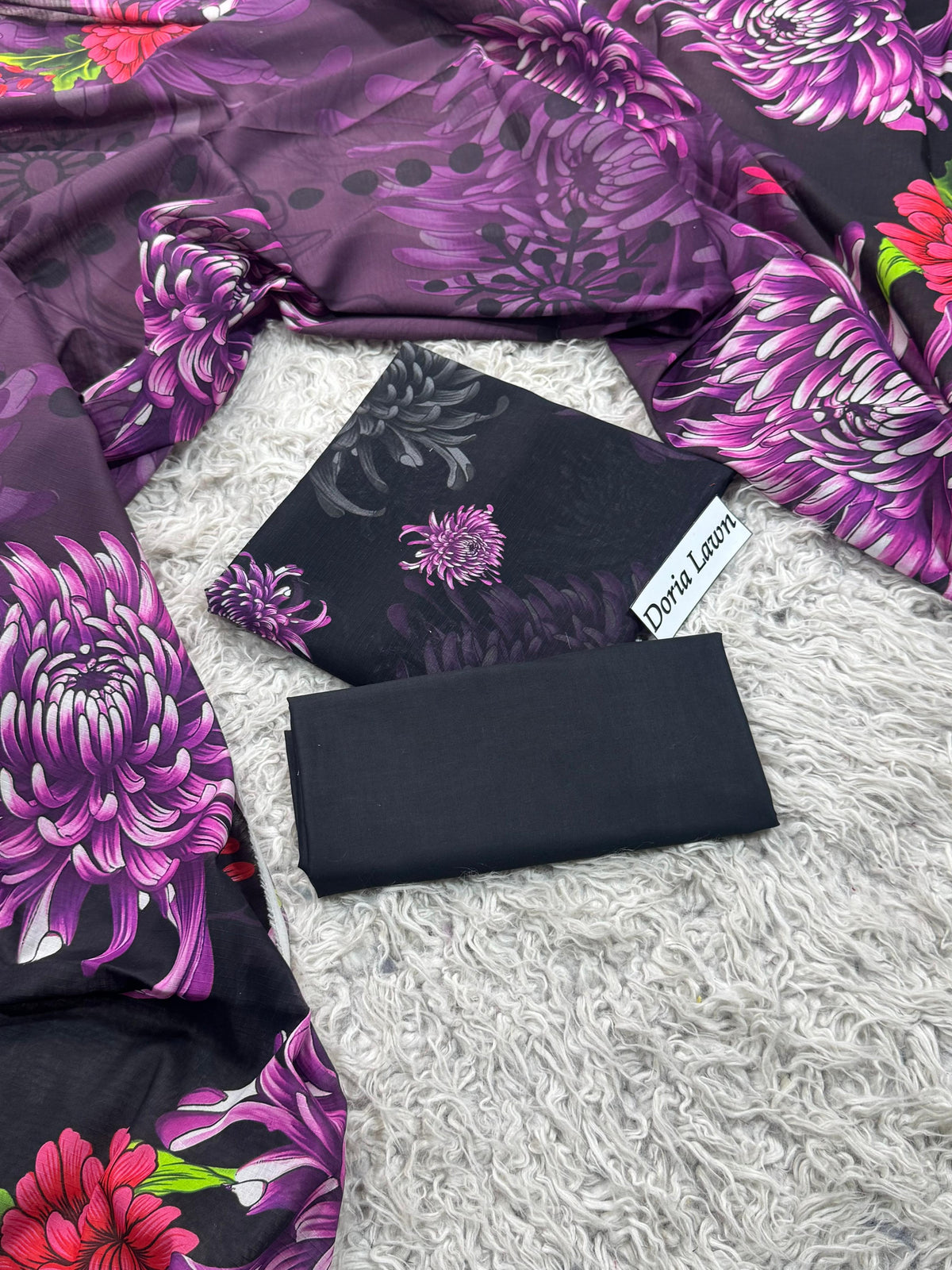DORIA LAWN PRINTED 3PC