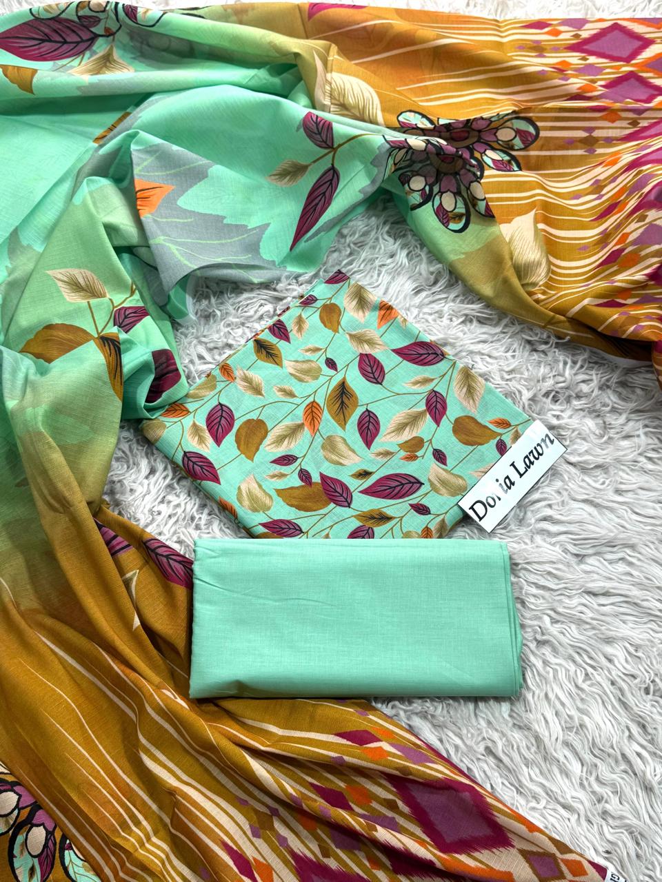DORIA LAWN PRINTED 3PC
