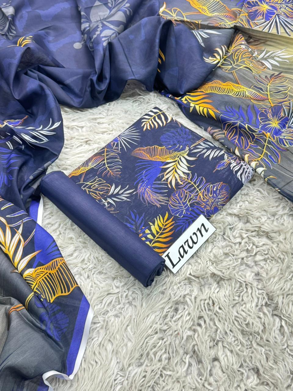 LAWN PRINTED 3PC