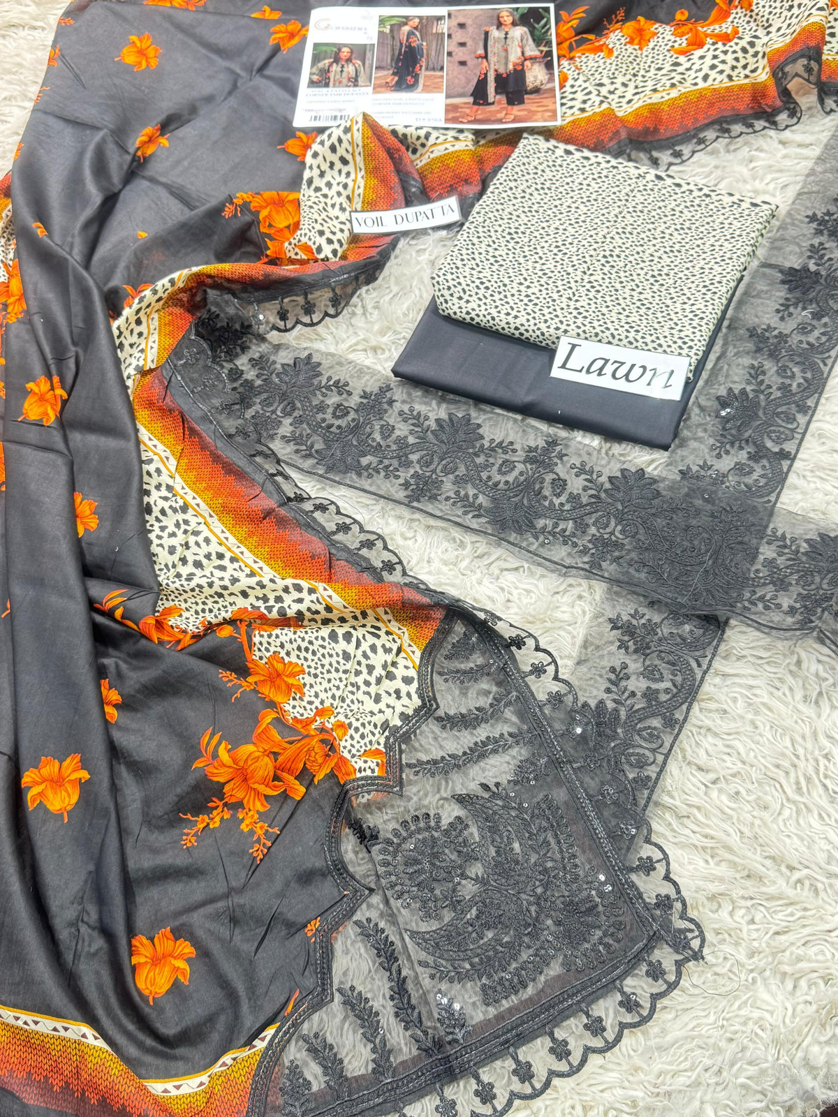 LAWN Digital Print 3pc With LAWN READY TO WEAR DUPATTA
