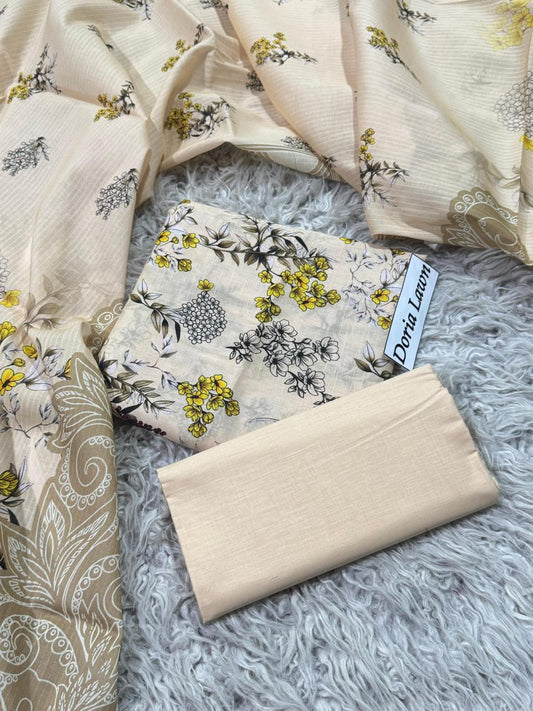 DORIA LAWN PRINTED 3PC