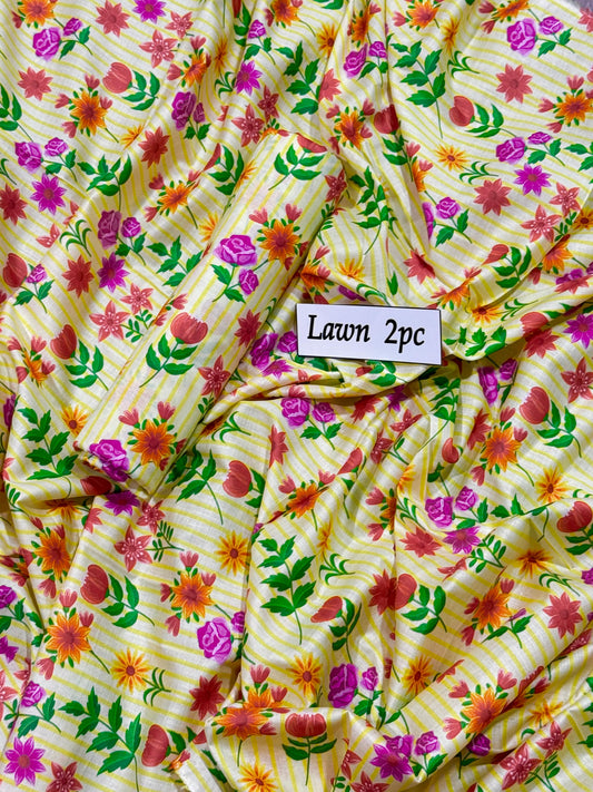 LAWN 2PC ALL-OVER PRINT