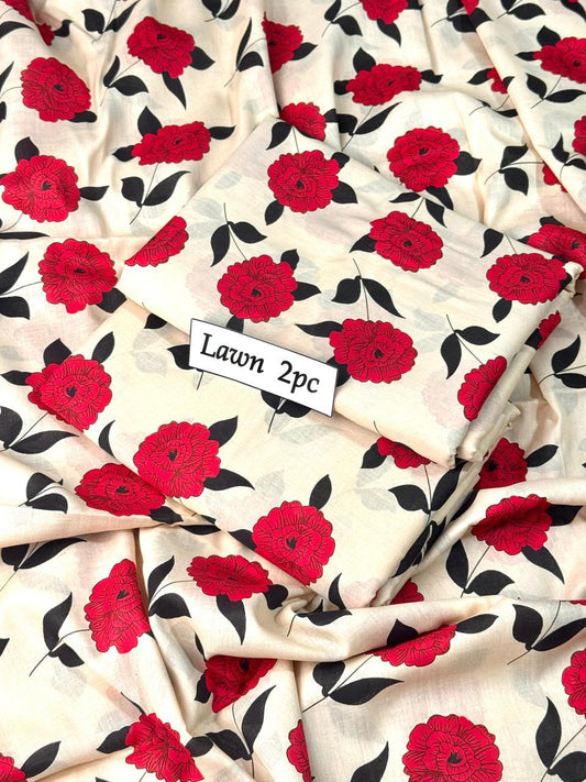 LAWN 2PC ALL-OVER PRINT