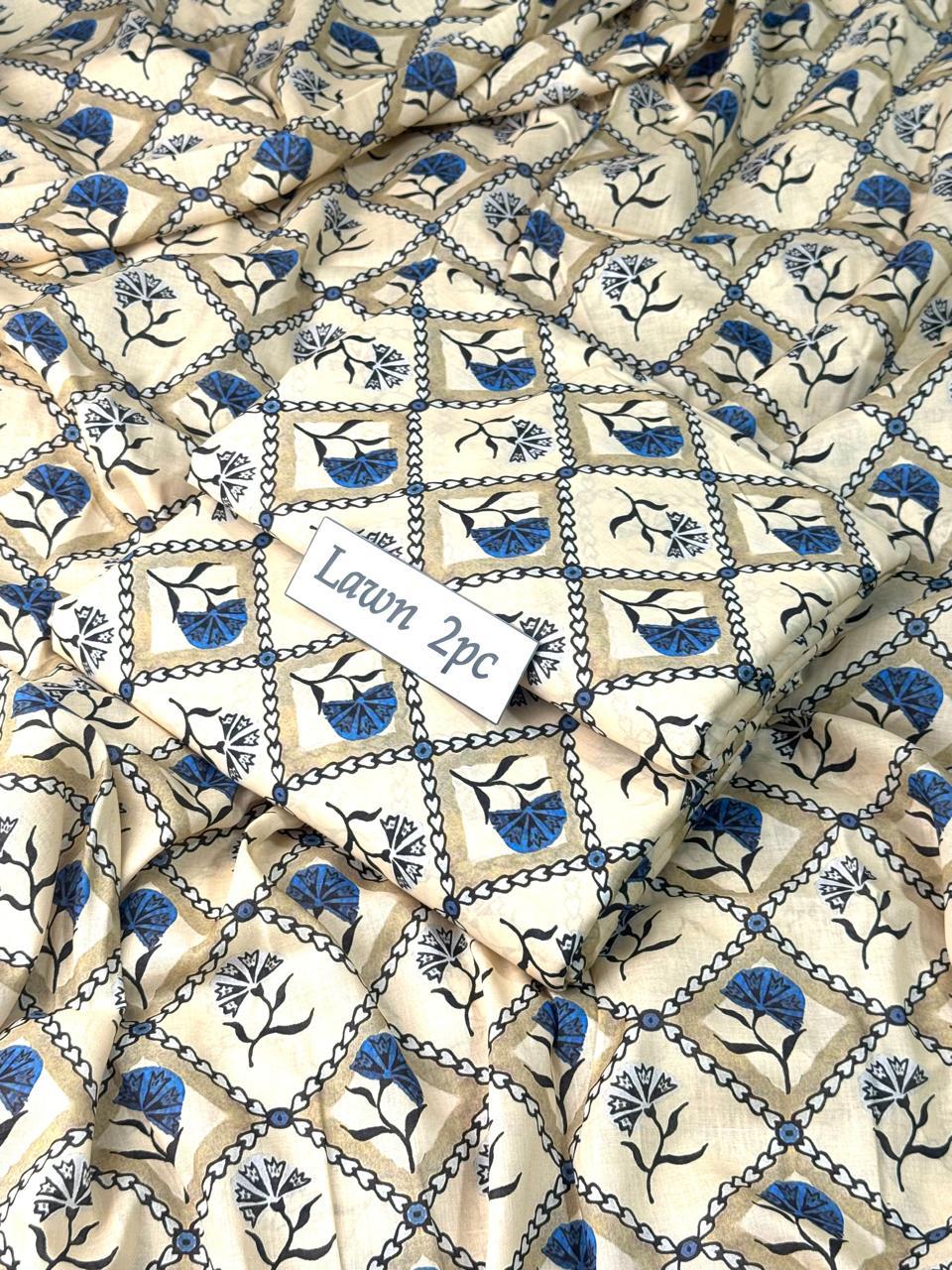 LAWN 2PC ALL-OVER PRINT