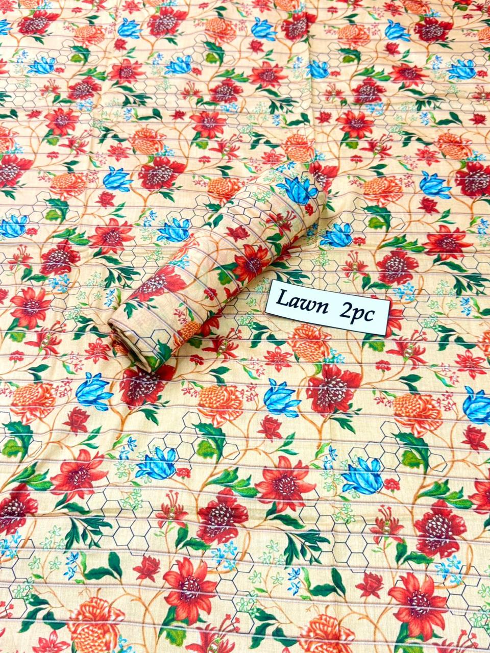 LAWN 2PC ALL-OVER PRINT
