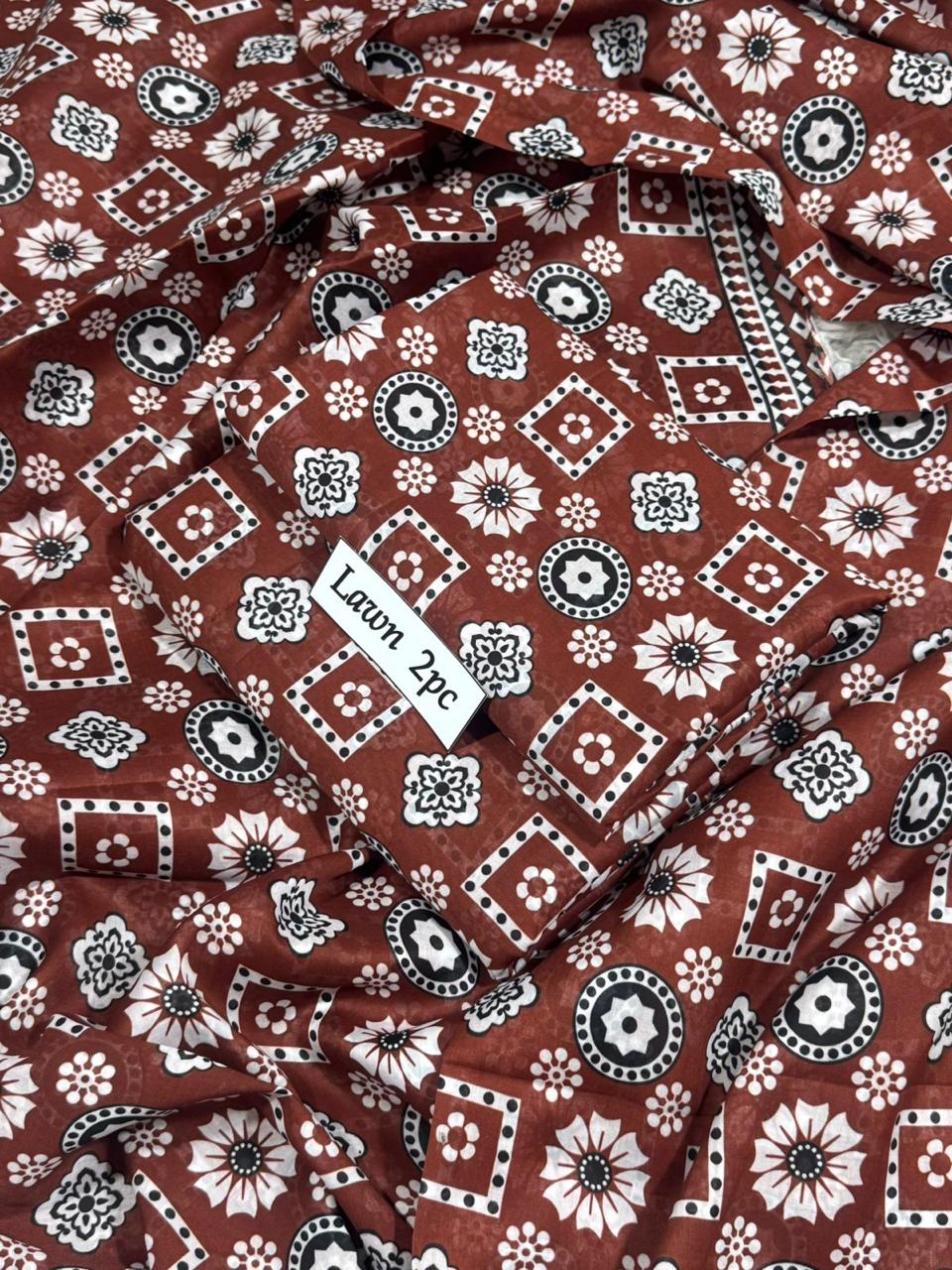 LAWN 2PC ALL-OVER PRINT