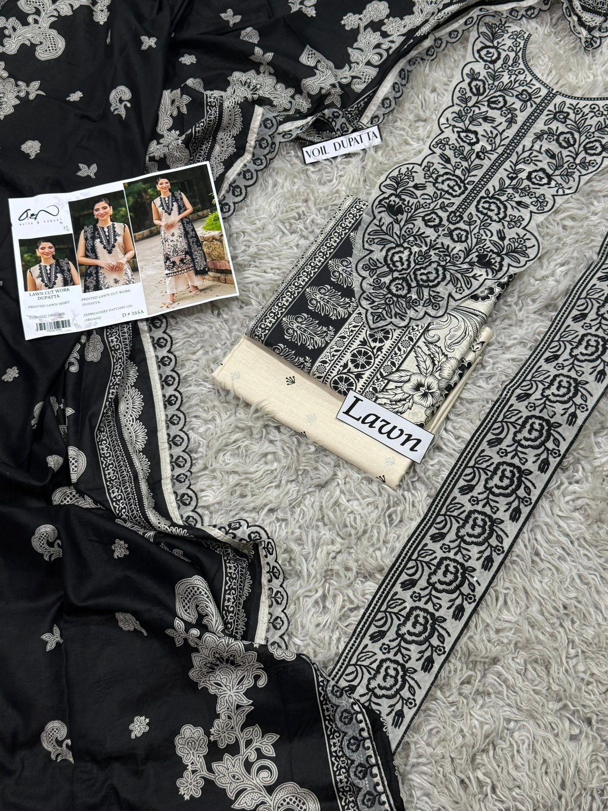 LAWN Digital Print 3pc With LAWN READY TO WEAR DUPATTA