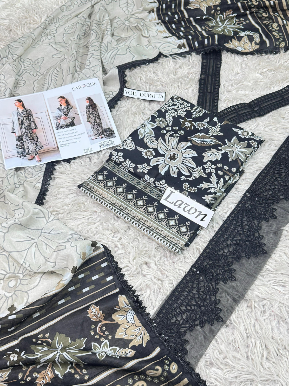 LAWN Digital Print 3pc With LAWN READY TO WEAR DUPATTA
