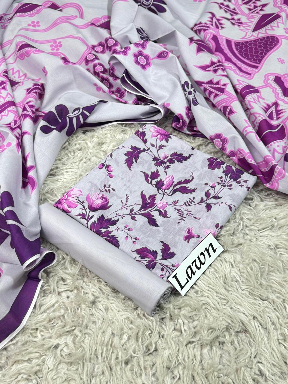 LAWN PRINTED 3PC