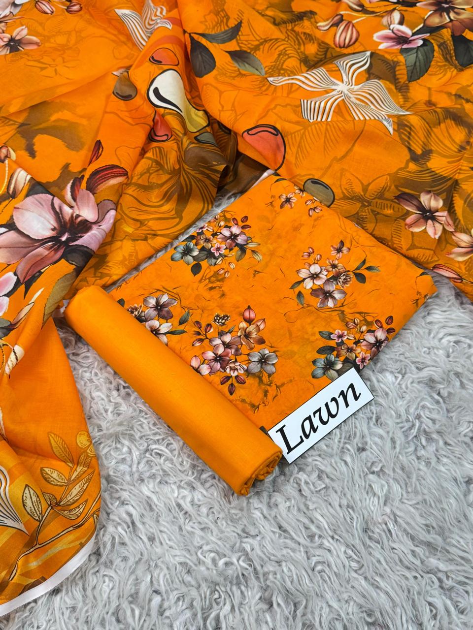 LAWN PRINTED 3PC