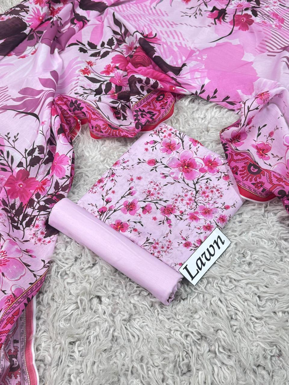LAWN PRINTED 3PC