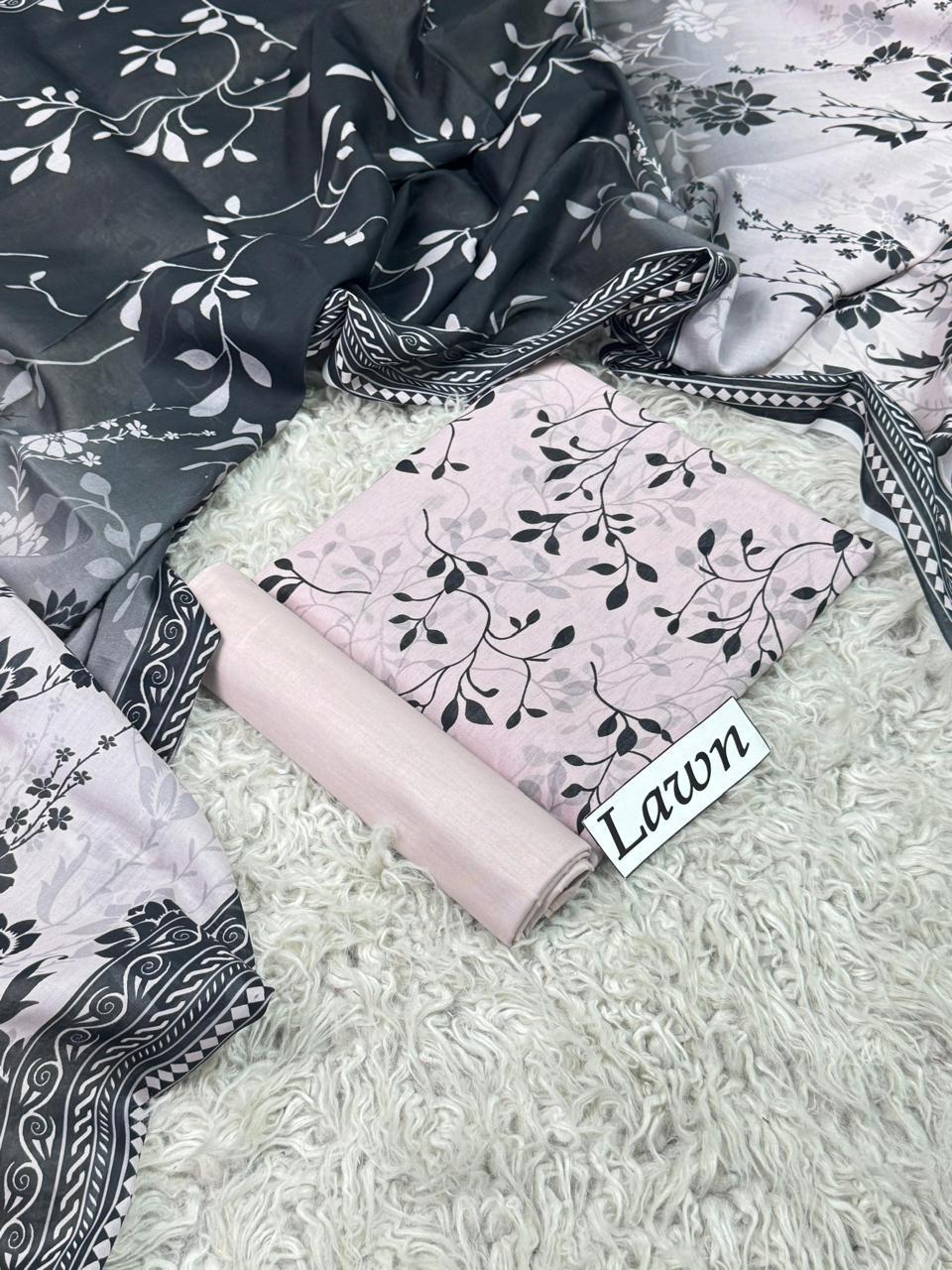 LAWN PRINTED 3PC